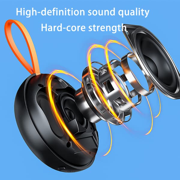 Magneettinen Bluetooth-vedenkestävä kaiutin Black