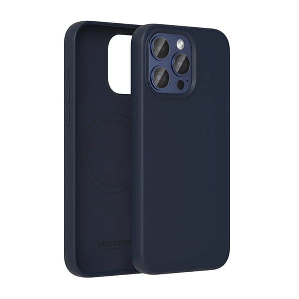 Vention KUFL0-40 Silikonfodral för iPhone 15 Pro Max (blå)