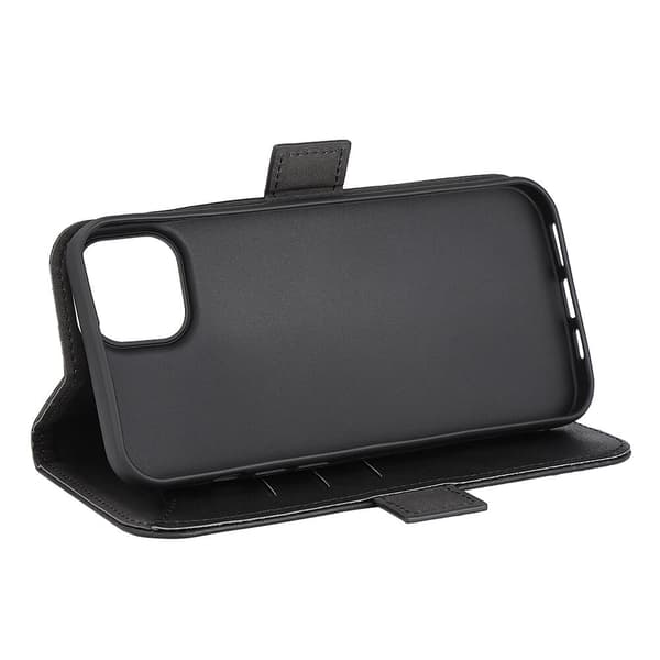 Wallet Case 3 kortrum Magseries Sort - iPhone 15 Plus