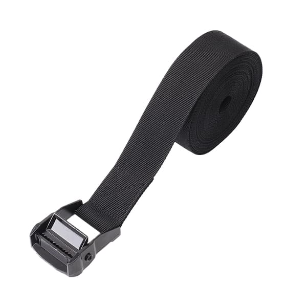 Kiristyshihnat 4 kpl Black 7 m