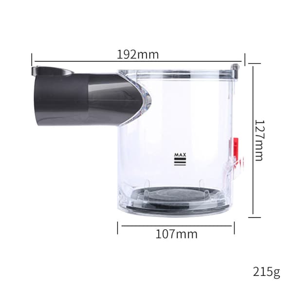 Udskiftning af Dyson V6 skraldespand B interface