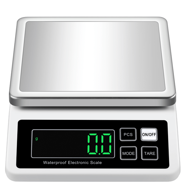Elektronisk Digitalvåg White 10kg/1g