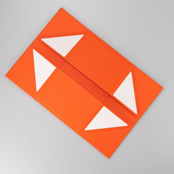 Stor V-formad presentask Orange L