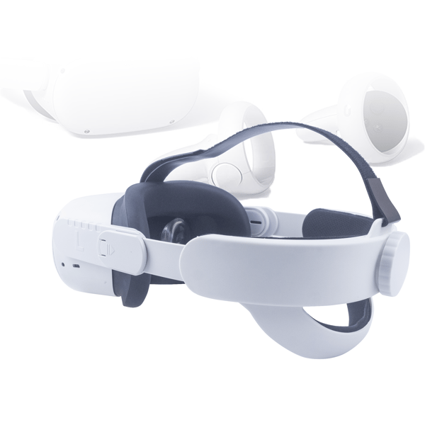 Pandebånd til Oculus Quest 2 3 plast Hvid