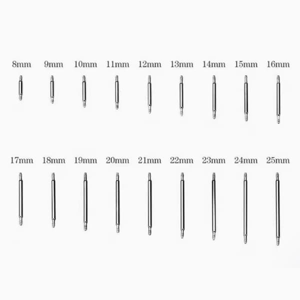 Fjederstift til ure 8-25 mm 108-Piece