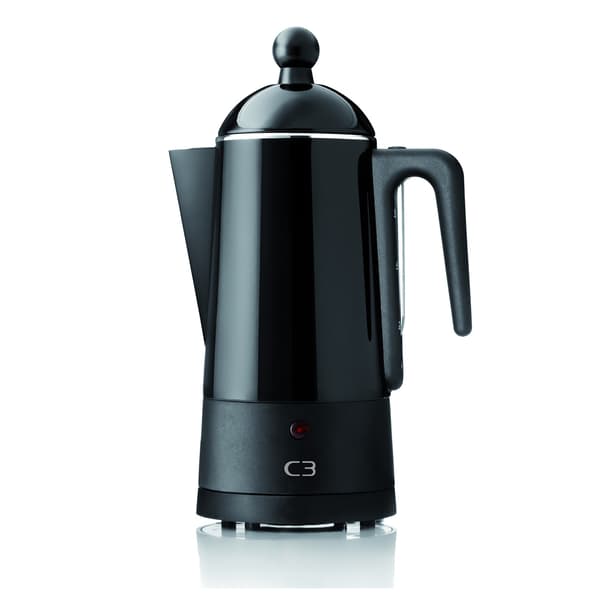 Perkolator Design Svart stål 6kp