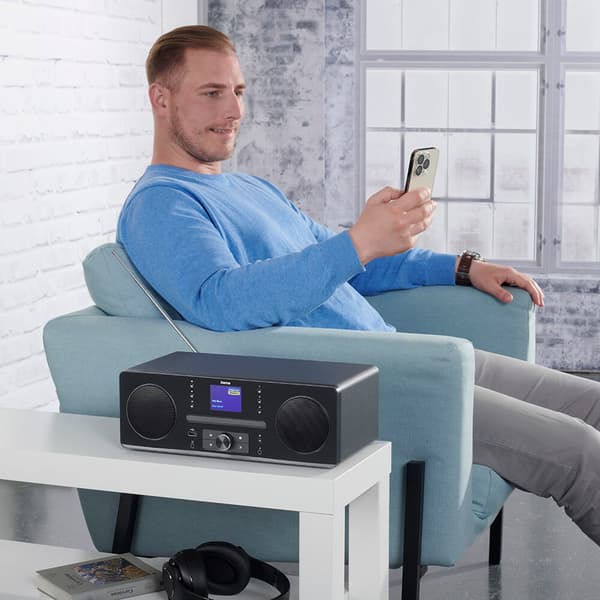 FM/DAB+/CD/BT Internetradio DIR1570CBT Musta