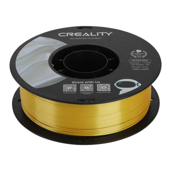 CR-Silk PLA Filament Creality (kulta)