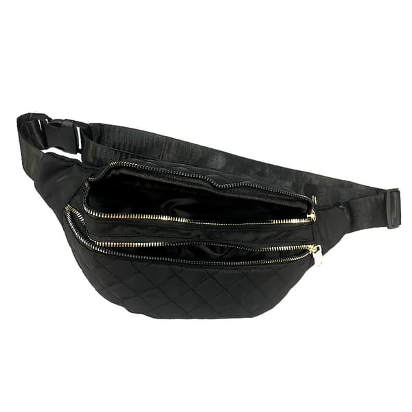 Mångsidig Midjeväska med Justerbar Rem Black