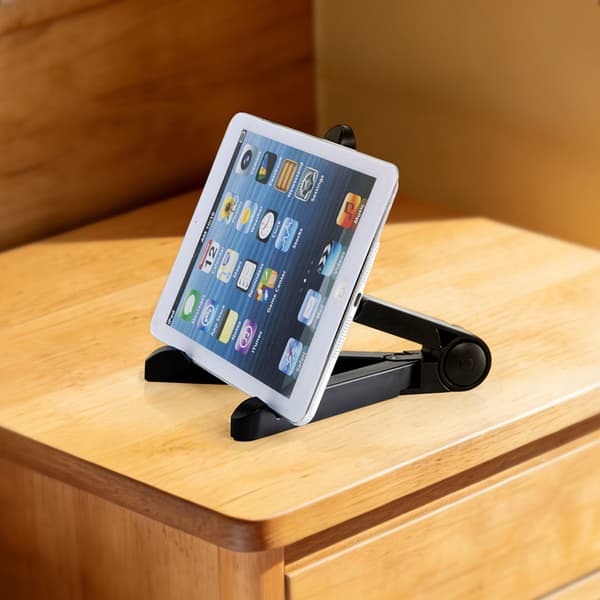 Säädettävä teline tabletille Black