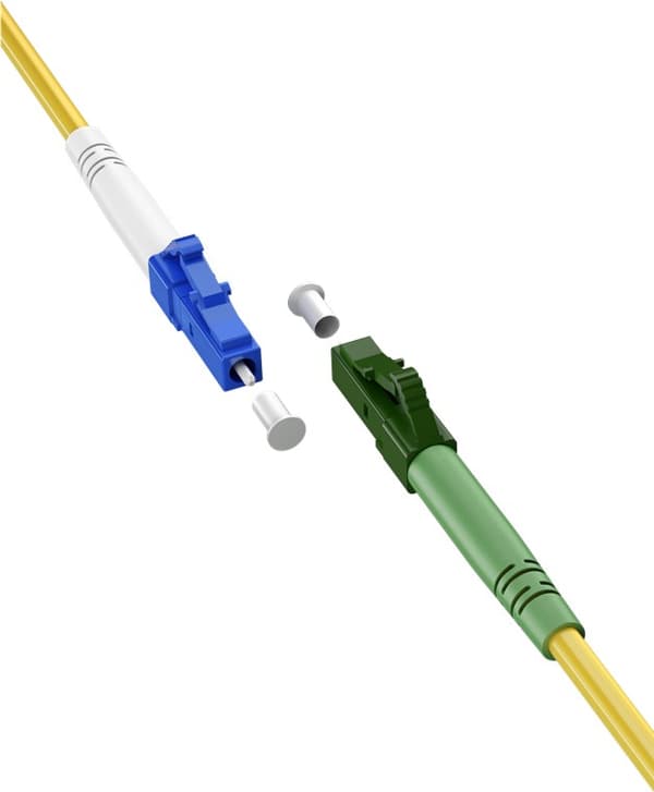Valokuitukaapeli (FTTH), Singlemode (OS2) Keltainen, keltainen (Simplex), 10 m