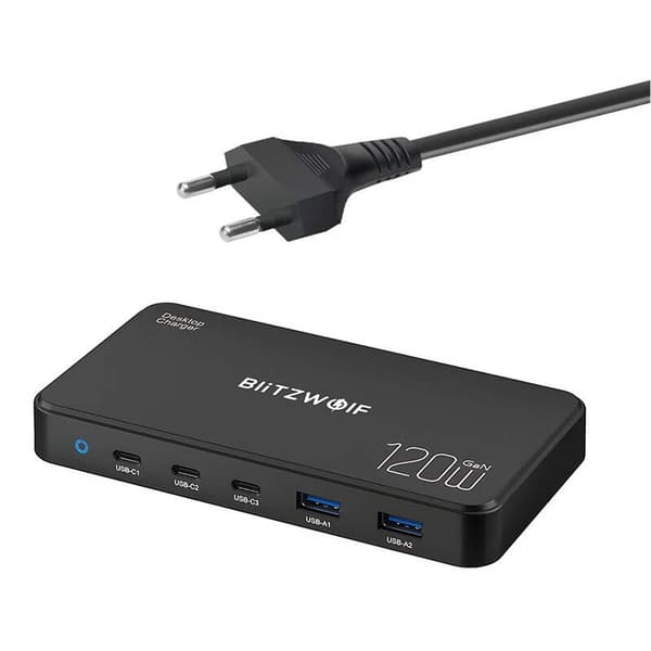 Ladestation Blitzwolf BW-i100 5i1 120W