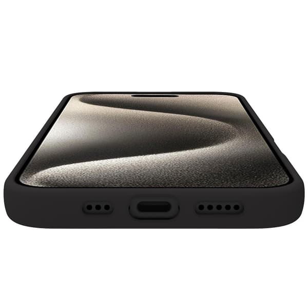 Cromo Soft gummi cover iPhone 16 Sort