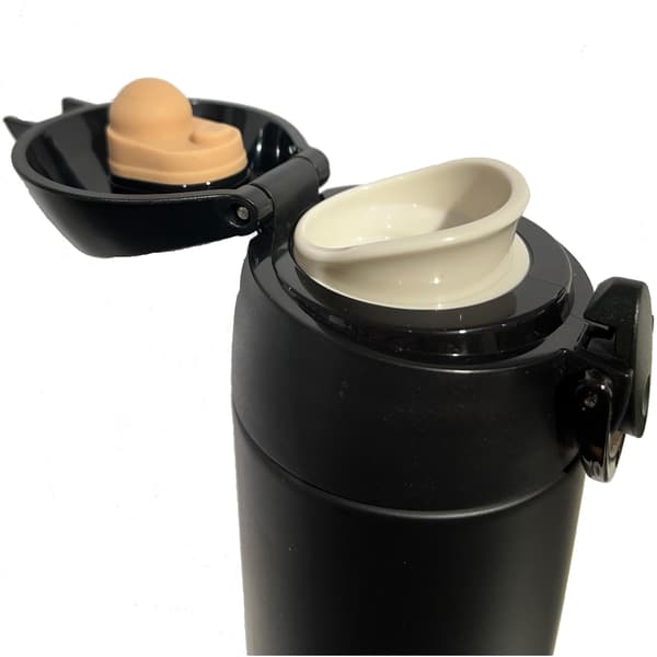 Stål termokrus 0,5L mat sort