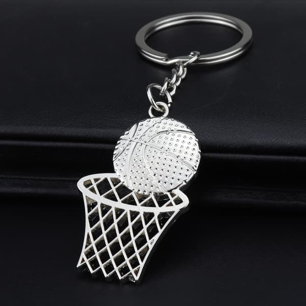 Basketnyckelring NBA-fanpresent Silver