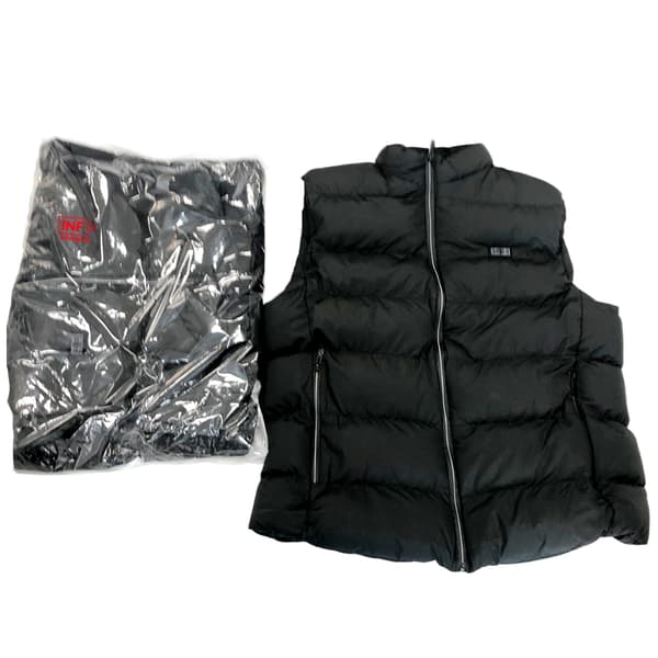 Vintervarmevest 9 varmezoner dual control Sort 4XL
