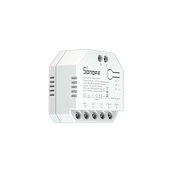 Smart bryter WiFi Sonoff Dual R3
