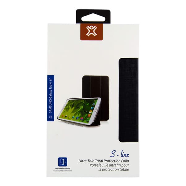 Microfolio for 8" Samsung TAB4 Svart