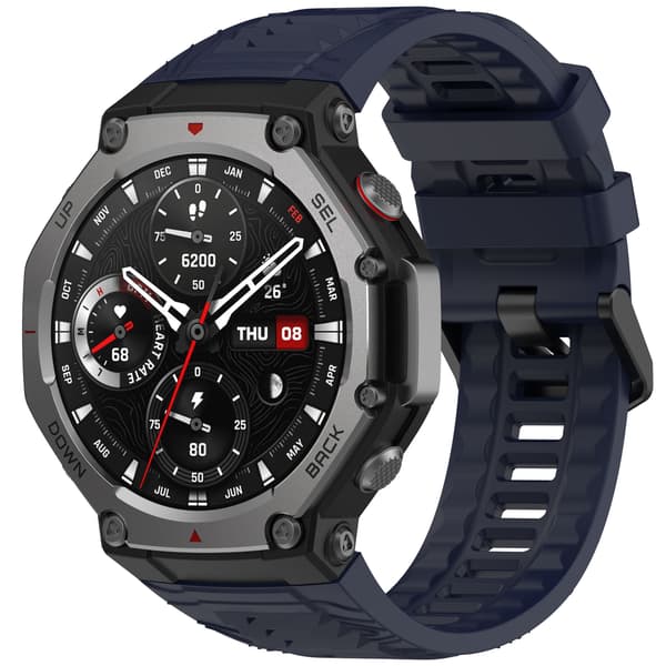 Silikone urrem til Amazfit T-Rex 3 Blue