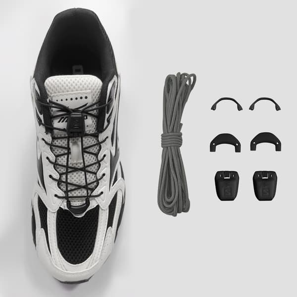 Salomon Quicklace snørebånd Grey M