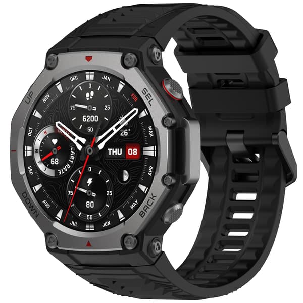 Silikone urrem til Amazfit T-Rex 3 Black