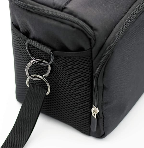 Runde karabinkroker, 15 stk. Black