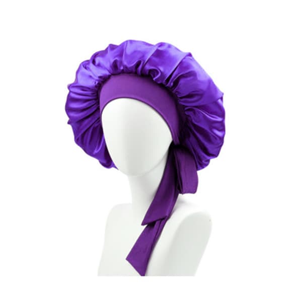Sovehætte nathue morbærsilke Purple
