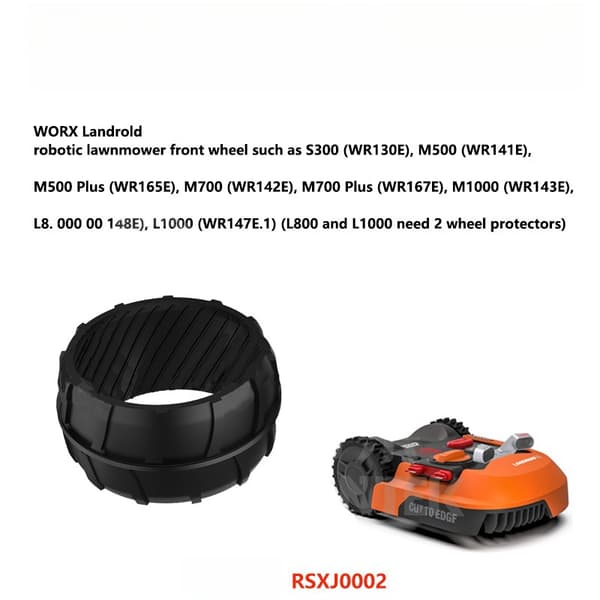 Slitstarka hjul för Worx Landroid - 2-pack