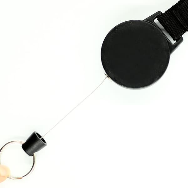 Utdragbar jojo-nyckelring Black 55 cm