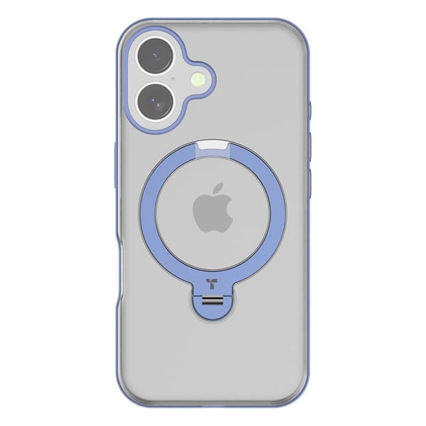 Torras Ostand Spin-fodral för iPhone 16 (blå)