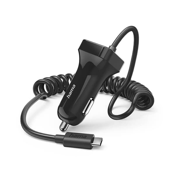 Autolaturi USB-C 12W musta