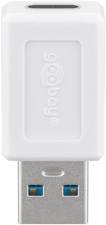 USB-adapter USB-A til USB-C™, hvid