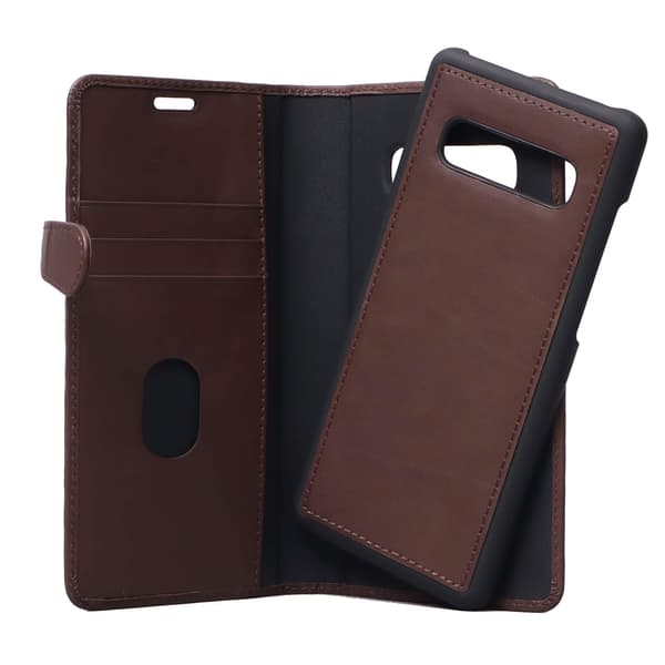 Wallet Læder Samsung S10+ Brun
