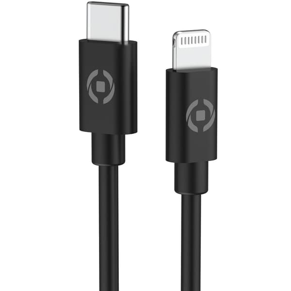 Autolaturi 20W + Lightning-kaapeli Musta