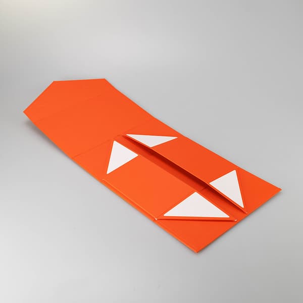 Stor V-formad presentask Orange L