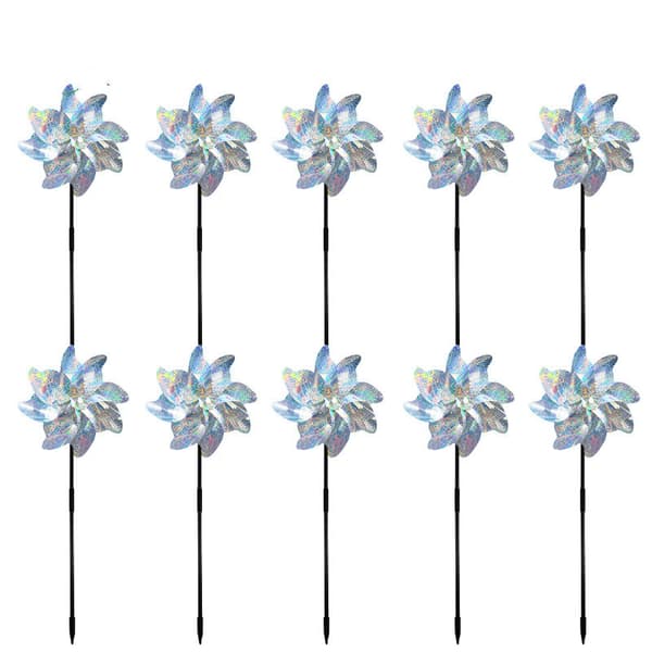 Vindspindere / reflekterende fugleskræmsler 10-Pack