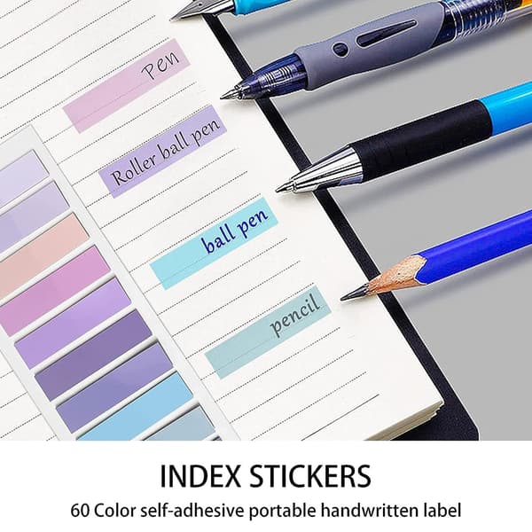 Selvklebende Transparent Notes 6-pack