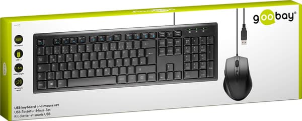 USB-tastatur-mus-sæt