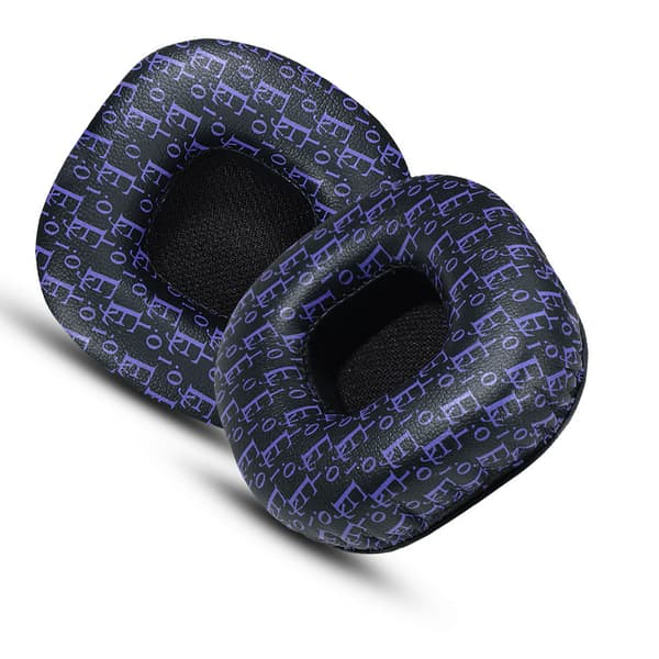 Utbytesöronkuddar för Marshall Major Hörlurar Black + Purple