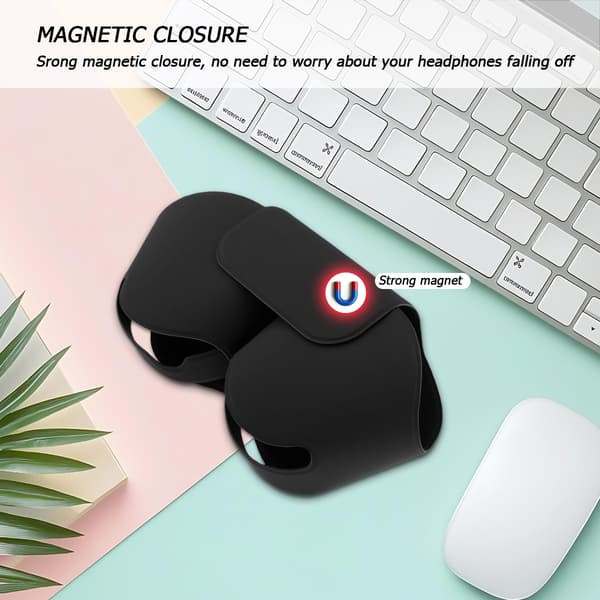 Skyddande hörlursfodral Black Airpods Max