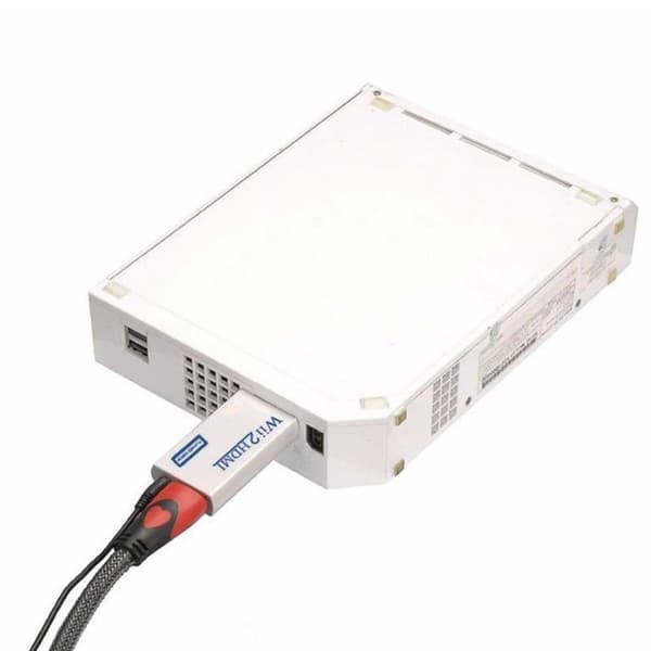 Nintendo Wii til HDMI-adapter - fuld HD 1080p White