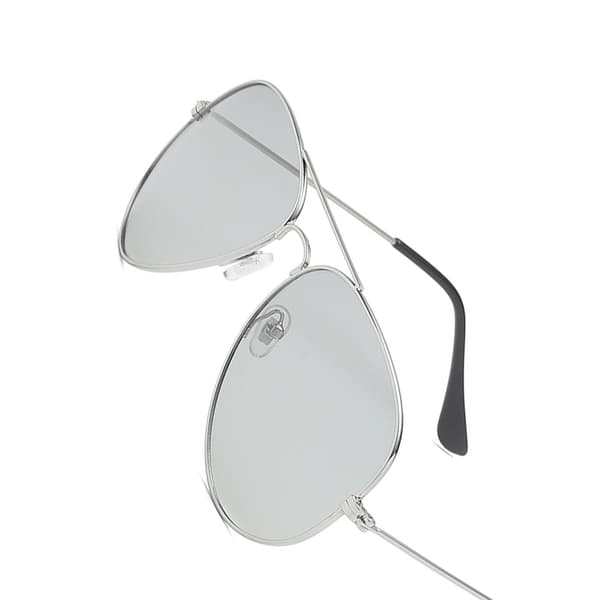 Frame Photochromic Polarized Sunglasses Silver