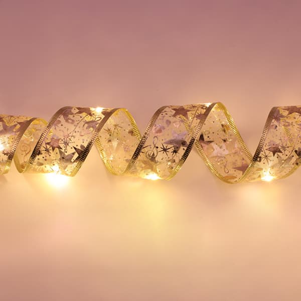 Julljusslinga dekoband Gold 1 m
