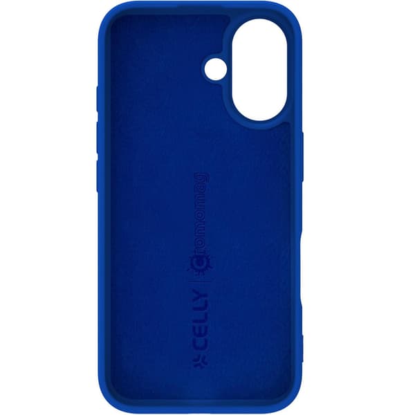 Cromomag Magnetic Soft gummideksel MagSafe iPhone 16 Blå