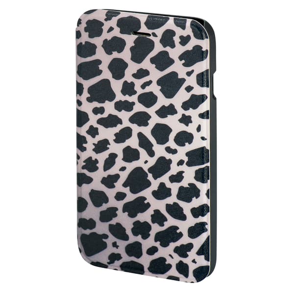 Plånboksväska DesignLine iPhone6/6S Leopard Grå