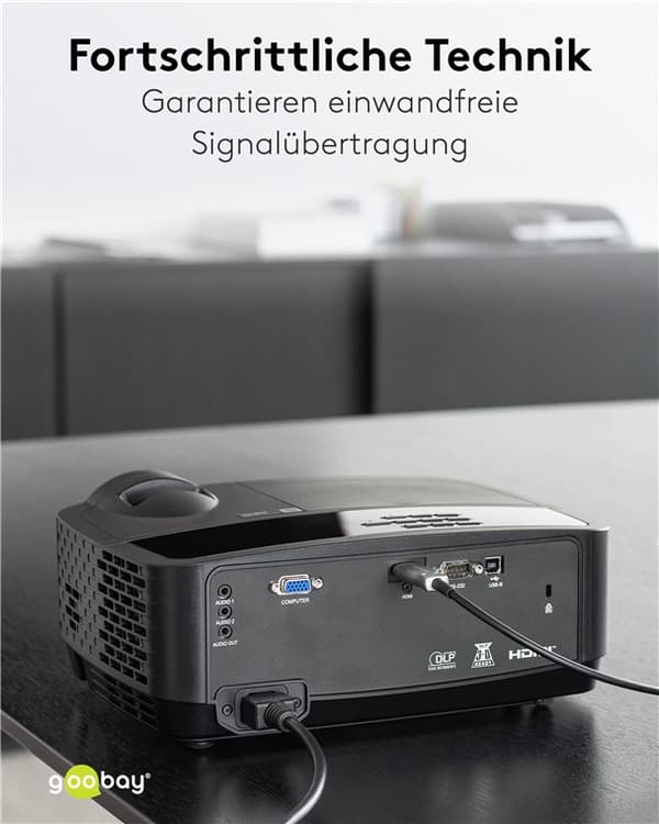 Ultrahurtig optisk hybrid HDMI™-kabel (AOC)