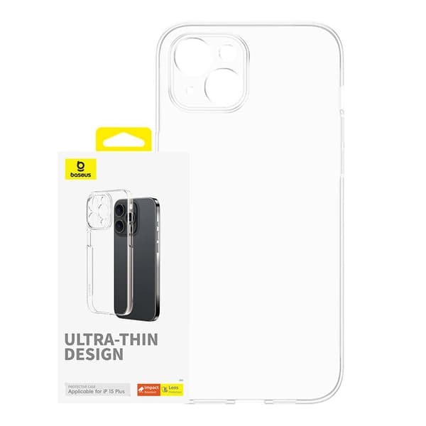 Telefonfodral för iPhone 15 Plus Baseus OS-Lucent Series (Klar)