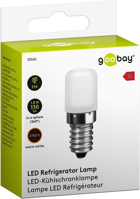 LED-kjøleskapslys, 1,8 W