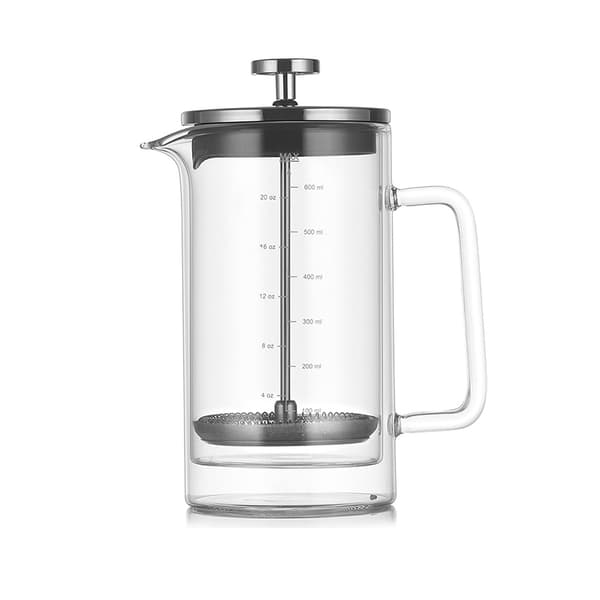 600ML Dobbeltvægget Stempelkande
