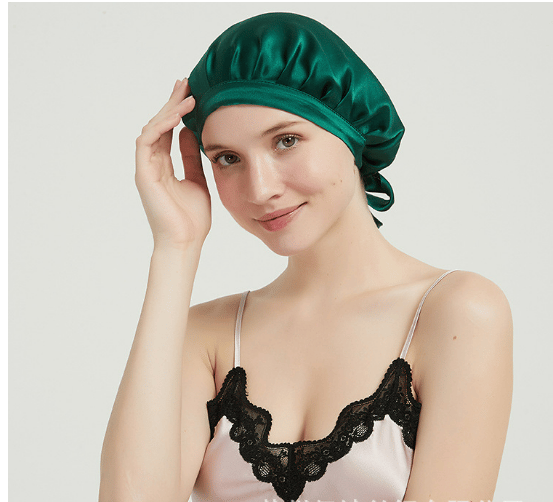 16 Momme Silk Sovmössa Green